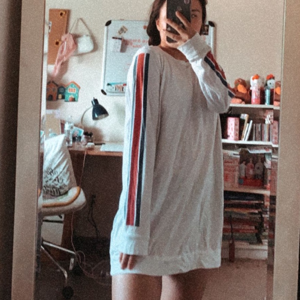 Long sleeve t-shirt dress